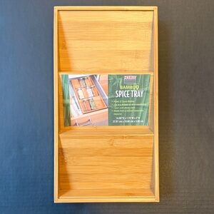 Natural Bamboo Spice Tray